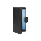 Celly Wally - Flip cover per cellulare - similpelle - nero - per Samsung Galaxy J8