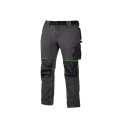 Pantalone da lavoro Atom - taglia XXL - grigio/verde - U-Power