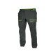 Pantalone da lavoro Horizon - taglia XL - nero/verde - U-Power
