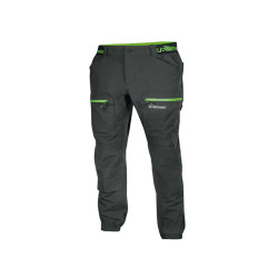 Pantalone da lavoro Horizon - taglia XL - nero/verde - U-Power