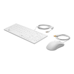 HP - Healthcare - set mouse e tastiera - con rotella di scorrimento - USB - per HP Z1 G8- EliteDesk 805 G6, 80X G8- EliteOne 80