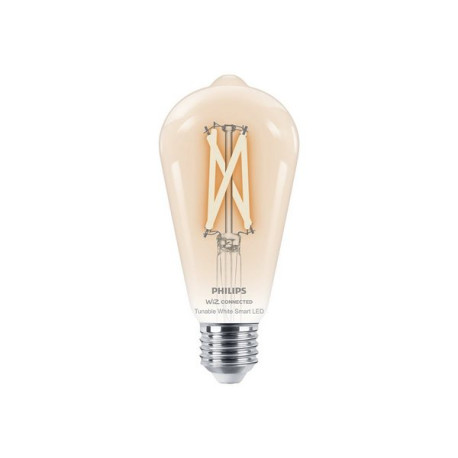 Philips - Lampadina con filamento LED - forma: ST64 - E27 - 7 W (equivalente 60 W) - classe E - luce bianca da calda a fredda -