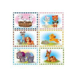Clementoni Disney Animals - Friends - Cubes - puzzle - 6 pezzi