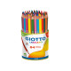 Pastelli - laccato - diametro mina 3,80 mm - colori assortiti - Giotto - barattolo 84 pezzi