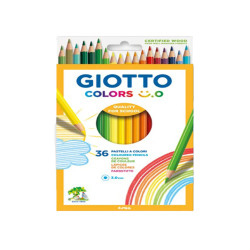 Pastelli colorati Colors 3.0 - diametro mina 3 mm - Giotto - astuccio 36 pezzi