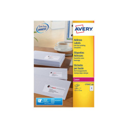 Avery - Bianco - 63.5 x 72 mm 1200 etichette (100 foglio(i) x 12) Etichette per indirizzi