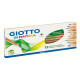 Pastelli colorati Natura - diametro mina 3,8 mm - legno di cedro -  colore assortiti - Giotto - conf. 12 pezzi
