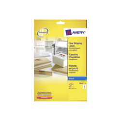 Avery Address Labels - Trasparente, opaco - 99.1 x 67.7 mm 200 etichette (25 foglio(i) x 8) Etichette per indirizzi