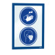 Cornice espositiva Duraframe - A4 - 21 x 29,7 cm - blu - Durable