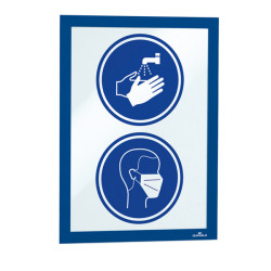 Cornice espositiva Duraframe - A4 - 21 x 29,7 cm - blu - Durable
