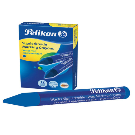 Pastello industriale 762 - blu - Pelikan - scatola 12 pezzi
