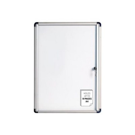 Bi-Office Enclore Budget - Lavagna integrata - 710 x 971 mm - 9 x A4 - acciaio laccato - magnetica - bianco