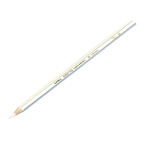 Pastello Supermina - mina 3,8 mm - bianco 01 - Giotto