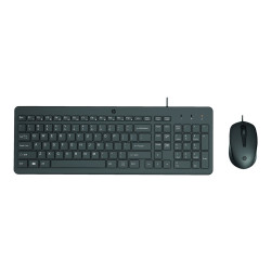 HP 150 - Set mouse e tastiera - USB - italiana - nero