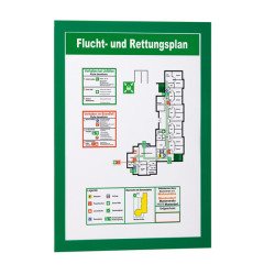 Cornice magnetica Duraframe - A4 - 21 x 29,7 cm - verde - Durable