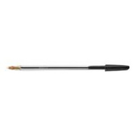 BIC Cristal Original - Penna a sfera - nero - 1 mm - medio (pacchetto di 100)