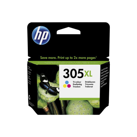 HP 305XL - 5 ml - Alta resa - colore (ciano, magenta, giallo) - originale - cartuccia d'inchiostro - per Deskjet 23XX, 27XX, 41