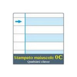 Blasetti One Color Didattico - Taccuino - A4 Maxi - 18 fogli / 36 pagine - a righe - disponibile in colori assortiti