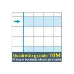 Blasetti One Color Didattico - Taccuino - A4 Maxi - 19 fogli / 38 pagine - a quadretti - disponibile in colori assortiti