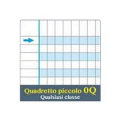 Blasetti One Color Didattico - Taccuino - A4 Maxi - 19 fogli / 38 pagine - quadretti - disponibile in colori assortiti