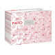 Tovagliolo linea AirLaid - carta - 40 x 40 cm - biloba/bordeaux - Fato - conf. 50 pezzi