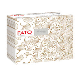 Tovagliolo linea AirLaid - carta - 40 x 40 cm - biloba/nocciola - Fato - conf. 50 pezzi