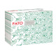 Tovagliolo linea AirLaid - carta - 40 x 40 cm - biloba/verde foresta - Fato - conf. 50 pezzi
