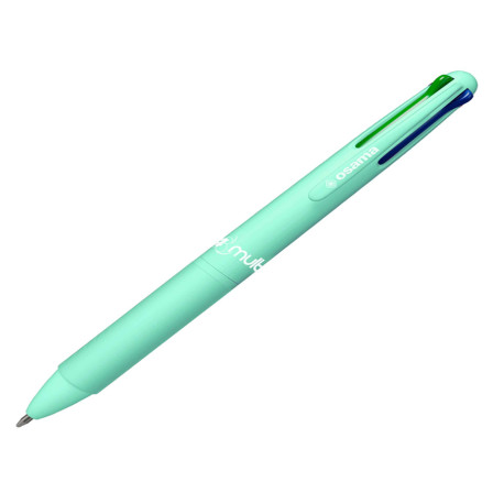 Penna a sfera 4 Multi Pastel - punta 1,00 mm - 4 colori - dinner mint - Osama