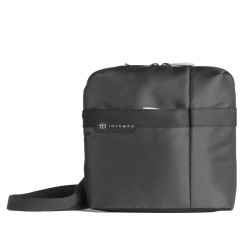 Tracolla City Bag Job - 21 x 28 x 6 cm - tessuto tecnico - antracite - In Tempo