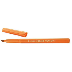 Tratto Fluo Highlighter arancio p/scalpello 5 0 mm tratto 1 0-5 0 mm inchiostro universale a base d acqua (conf.12)