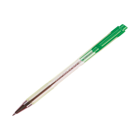 Penna a sfera a scatto BP S Matic - punta fine 0,7 mm - verde - Pilot