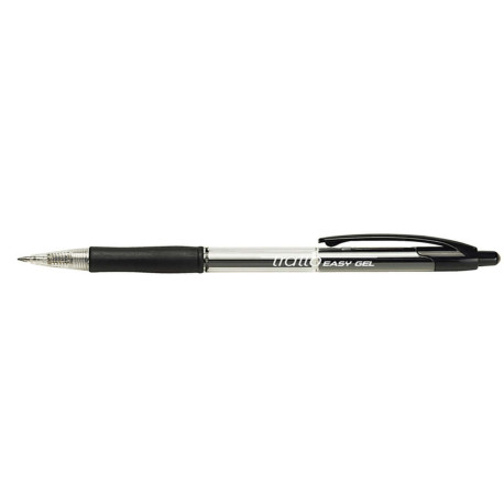 Penna a sfera a scatto Easy gel - tratto 0,5mm - nero - Tratto
