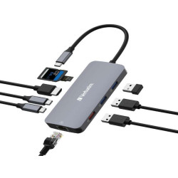 Verbatim USB C Pro MULTIPORT HUB 9 IN 1 HDMI 4K