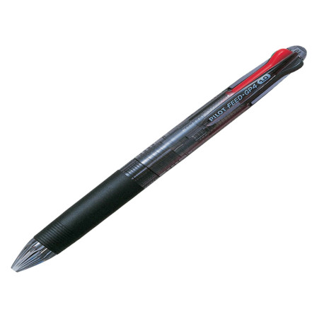 Penna a sfera a scatto multifunzione  Feed GP4 Begreen - punta 1,0mm - nero, blu, rosso, verde - Pilot