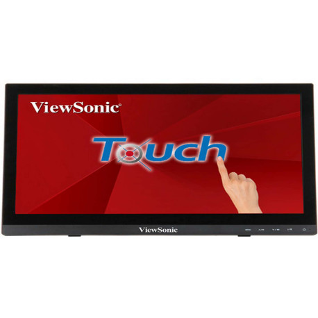 Viewsonic TD1630-3, 39,6 cm (15.6"), 1366 x 768 Pixel, HD, LCD, 12 ms, Nero