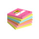 Blocco Post-it - 654-POP - 76 x 76 mm - 100 fogli - colori Popmistic - Post-it - conf. 6 pezzi