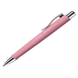 Penna a sfera a scatto Poly Ball Urban - punta 0,7 mm - fusto rose - Faber-Castell