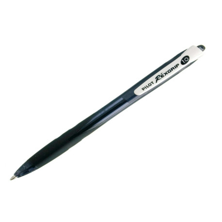 Penna a sfera a scatto Rexgrip Begreen - punta 1,0mm - nero - Pilot