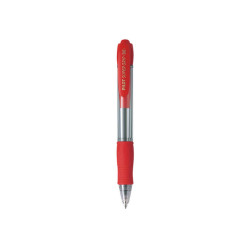 Penna a sfera a scatto Supergrip - punta media 1,0mm - rosso - pilot
