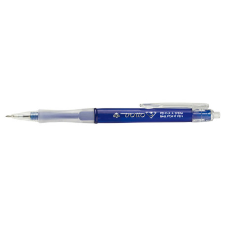 Penna a sfera a scatto Tratto 3 - punta 1,0mm - tratto 0,5mm - blu  - Tratto