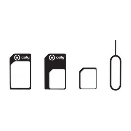 CELLY - Kit adattatori per scheda SIM