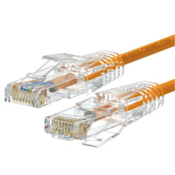 WP Europe PATCH UUTP CAT6A, AWG 28, Arancio, 0,2 mt