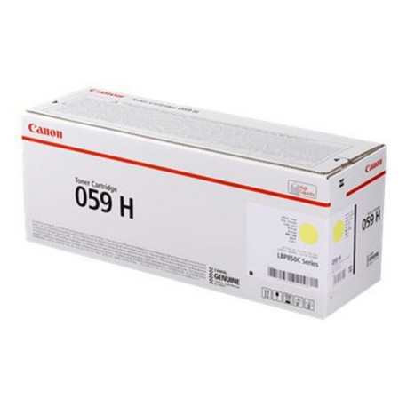 Canon 059 H - Alta capienza - giallo - originale - cartuccia toner - per i-SENSYS LBP852Cx- Satera LBP851C, LBP852Ci