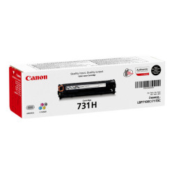 Canon 731 BK H - Alta capienza - nero - originale - cartuccia toner - per i-SENSYS LBP7100Cn, LBP7110Cw, MF623Cn, MF628Cw, MF82
