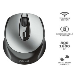 ZAYA RECHARGEABLE WIRELESS MOUSE BK