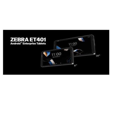 Zebra ET401, 20,3 cm (8"), 1920 x 1200 Pixel, 64 GB, 6 GB, 480 g, Nero