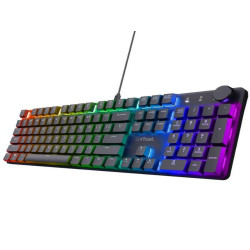 Trust  GXT 866 TORIX TASTIERA MECCANICA DA GAMING PREMIUM CON ILLUMINAZIONE RGB - NERO IT
