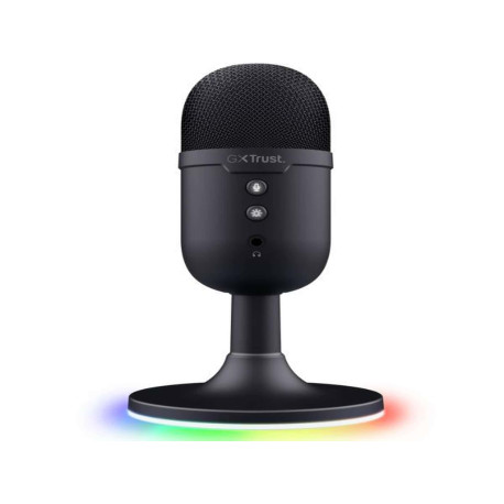 Trust - GXT 234 YUNIX MICROFONO USB RGB GAMING COMPATIBILE PLAYSTATION, PC, MAC - NERO