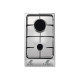 Candy CDG 32/1 SPX - Piano cottura a gas - 2 piastre - Nicchia - larghezza: 27 cm - prof. 49 cm - argento - acciaio inossidabil