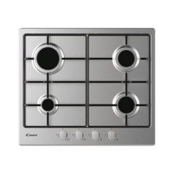 Candy CDOY6GRX - Piano cottura a gas - 4 piastre - Nicchia - larghezza: 56 cm - prof. 48 cm - acciaio inossidabile